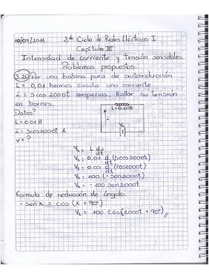 Capítulo 3 - Intensidad de corriente y tensión senoidales